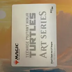 Food Chain Art Card Art Series: Teenage Mutant Ninja Turtles Regular - Image 4