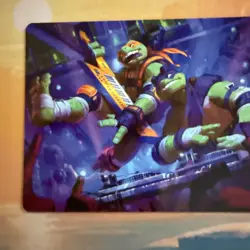 Teenage Mutant Ninja Turtles Art Card, Mikey & Don, Party Planners 15/54 - Image 2