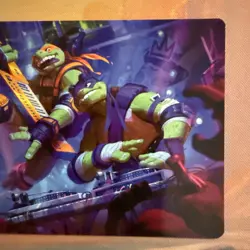 Teenage Mutant Ninja Turtles Art Card, Mikey & Don, Party Planners 15/54 - Image 3