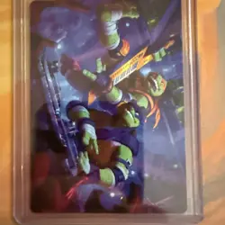 Teenage Mutant Ninja Turtles Art Card, Mikey & Don, Party Planners 15/54 - Image 5