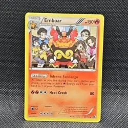 Pokemon TCG Legendary Treasures Emboar Card #27/113 Non Holo - Image 1
