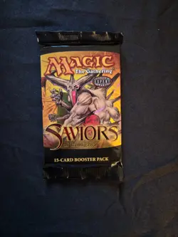 WOTC MTG Saviors of Kamigawa, English, Sealed Booster Pack from 2005, 15 cards - Image 1