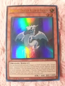 Yu-gi-oh! Spectral, Dragon Ruler Of Flickers Rare 1st Edition ALIN-EN018 Card - Image 1