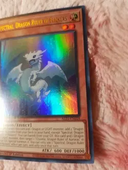 Yu-gi-oh! Spectral, Dragon Ruler Of Flickers Rare 1st Edition ALIN-EN018 Card - Image 3