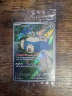 Pokemon TCG Snorlax 151 Promo Card Sealed - Image 1