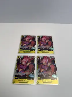 Jewelry Bonney OP08-105 X4 Two Legends SR Foil One Piece Card Game Playset - Image 1