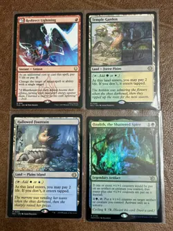 Magic MTG 17-Card Quality Mythic Rare Lot Bloom Tender Shock Lands Redirect New! - Image 1