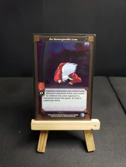 An Unimaginable Loss Ultra Rare 119 Inuyasha Keshin Score Trading Card Game TCG - Image 1