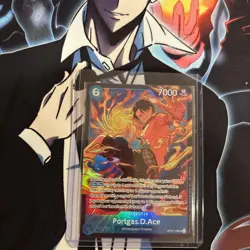 One Piece Card Game OP13-119 Portgas.D.Ace Treasure Cup Winner Alt-Art Sealed - Image 1
