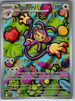 Ambipom 107/094 ME02: Phantasmal Flames - Pokemon Card - NM - Image 1
