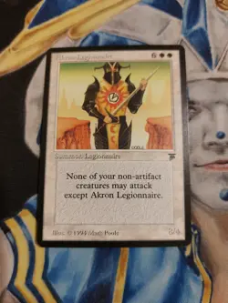 Akron Legionnaire MTG Legends Rare White Creature Near-Mint x1 GG1 - Image 2