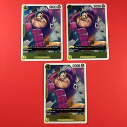 One Piece CCG | (Franky | OP07-107) x3 | Playset English Card TCG EN Rare Foil - Image 1