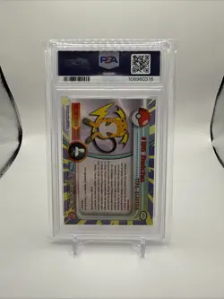 Pokemon 2000 Topps Chrome Raichu Spectra PSA 6 Excellent-Mint Card #26 - Image 3