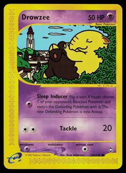 Pokemon Card - Drowzee Aquapolis 74a/147 Common Non Holo - Image 1