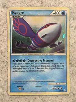 Kyogre Holo 12/95 Call of Legends Pokemon Card – Rare Foil Mint Condition - Image 1