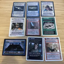 Star Wars CCG Mixed Lot 9 Cards Conditions Vary - Image 1