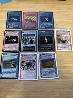 Star Wars CCG Mixed Lot 10 Cards Conditions Vary - Image 1