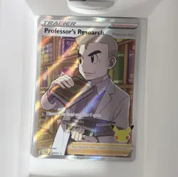 Pokemon Professor's Research Full Art Holo 024/025 Celebrations Trainer Oak Card - Image 1