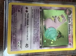 Dark Slowbro 12/82 - Team Rocket - 1st Edition - Holo Rare Pokemon Card - Image 2