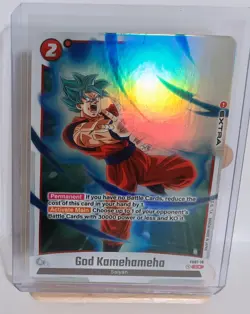 FS01-16 C* Alt Art God Kamehameha Dragon Ball Z Super Card Game - Image 1