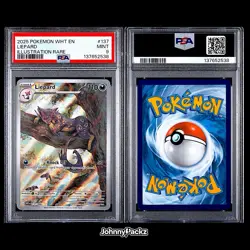 Liepard 137/086 - 2025 White Flare Illustration Rare Holo - Pokemon Card - PSA 9 - Image 3