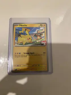 Pokemon Scarlet & Violet Promo Cards #101 Pikachu w/ Sleeve and Top Loader - Image 1