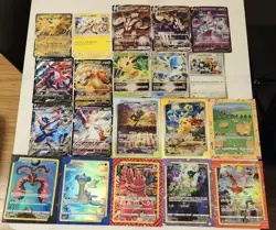 Pokemon Jumbo Card Lot of 20 Binder English Japanese and Korean Cards - Image 1