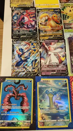 Pokemon Jumbo Card Lot of 20 Binder English Japanese and Korean Cards - Image 2