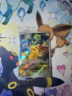 Sealed Pikachu SVP 27 Paldea Evolved Black Star Promo Card Pokemon. - Image 1