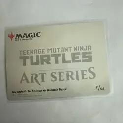 Shredder’s Technique - MTG Art Series: Teenage Mutant Ninja Turtles 7/54 - Image 4