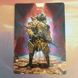 Commander's Plate 50/54 - Art Series - Teenage Mutant Ninja Turtles MTG Art Card - Image 1