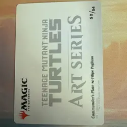 Commander's Plate 50/54 - Art Series - Teenage Mutant Ninja Turtles MTG Art Card - Image 4
