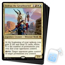 ZEDRUU THE GREATHEARTED X4 Commander 2016 Magic MTG MINT CARD - Image 1