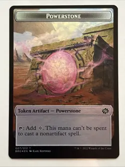 MTG The Brothers' War Powerstone / Thopter Token Foil 007/010 NM - Image 1