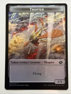 MTG The Brothers' War Powerstone / Thopter Token Foil 007/010 NM - Image 2