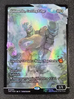 Leonardo, Cutting Edge (Showcase) M Teenage Mutant Ninja Turtles 281 NM - Image 1