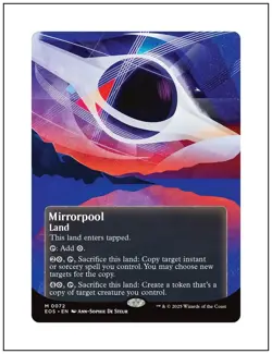 1x Mirrorpool 0072, Edge of Eternities Stellar Sights, Magic MTG NM - Image 1