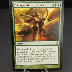 Triumph of the Hordes - New Phyrexia - Magic the Gathering - MTG - Near Mint - Image 1