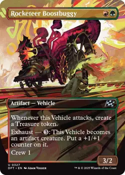 Foil - Rocketeer Boostbuggy (Borderless) - 327 / NM / English MTG - Image 1
