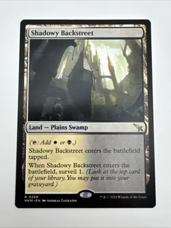 Shadowy Backstreet (268) MTG Murders at Karlov Manor NM Rare - Image 1