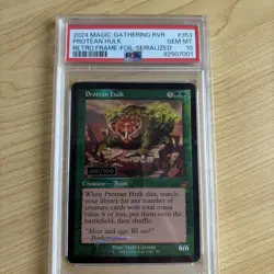 Magic The Gathering MTG - PSA 10 Serialized Protean Hulk 2024 Frame-Foil 200/500 - Image 4