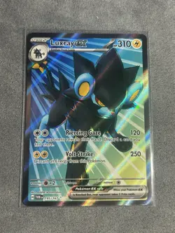 Pokemon TCG Luxray EX Twilight Masquerade Ultra Rare Full Art Card 195/167 - Image 1