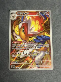 Pokemon TCG Infernape Twilight Masquerade Illustration Rare Card 173/167 - Image 1