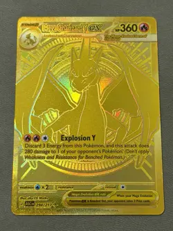 Mega Charizard Y EX 294/217 Gold Hyper Rare, Ascended Heroes, Pokemon TCG (NM) - Image 1