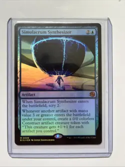 MTG Outlaws of Thunder Junction: The Big Score Simulacrum Synthesizer (Foil) - Image 1