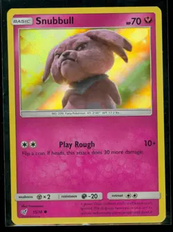 Pokemon SNUBBULL 15/18 - Detective Pikachu HOLO PROMO - MINT - Image 1