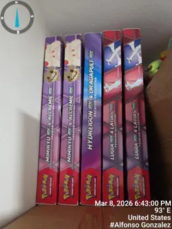 Lot of 5 Ex Boxes New Sealed Pokemon TCG Priemum Collections - Image 1