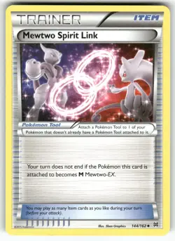Mewtwo Spirit Link XY - BREAKthrough Uncommon Pokemon Lightly played - Image 1