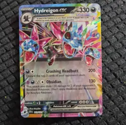 Pokemon Hydreigon ex 119/191 Sv08: Surging Sparks Tera Double Rare - Image 1