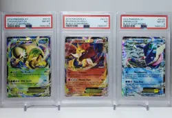 2014 Pokemon Black Star Promo PSA 7 & 8 Set Of 3 - Chesnaught Delphox Greninja - Image 1